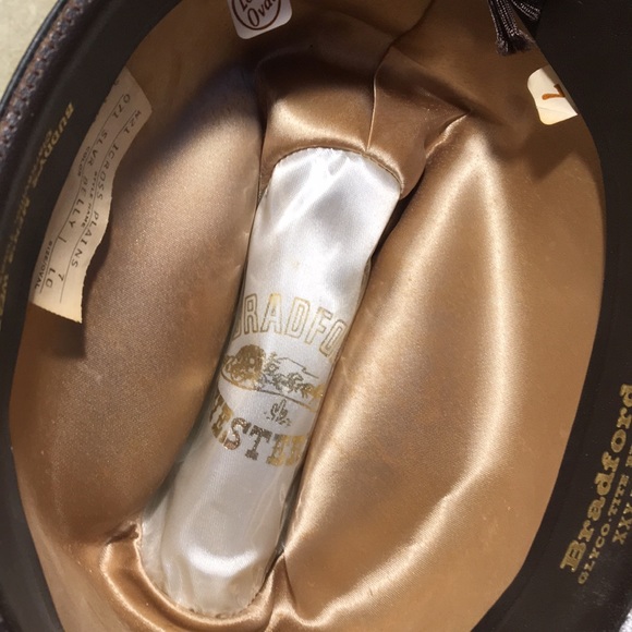 Bradford Long oval wide brim hat 7 silverbelly cross plains beaver glyco-tite - Picture 12 of 16